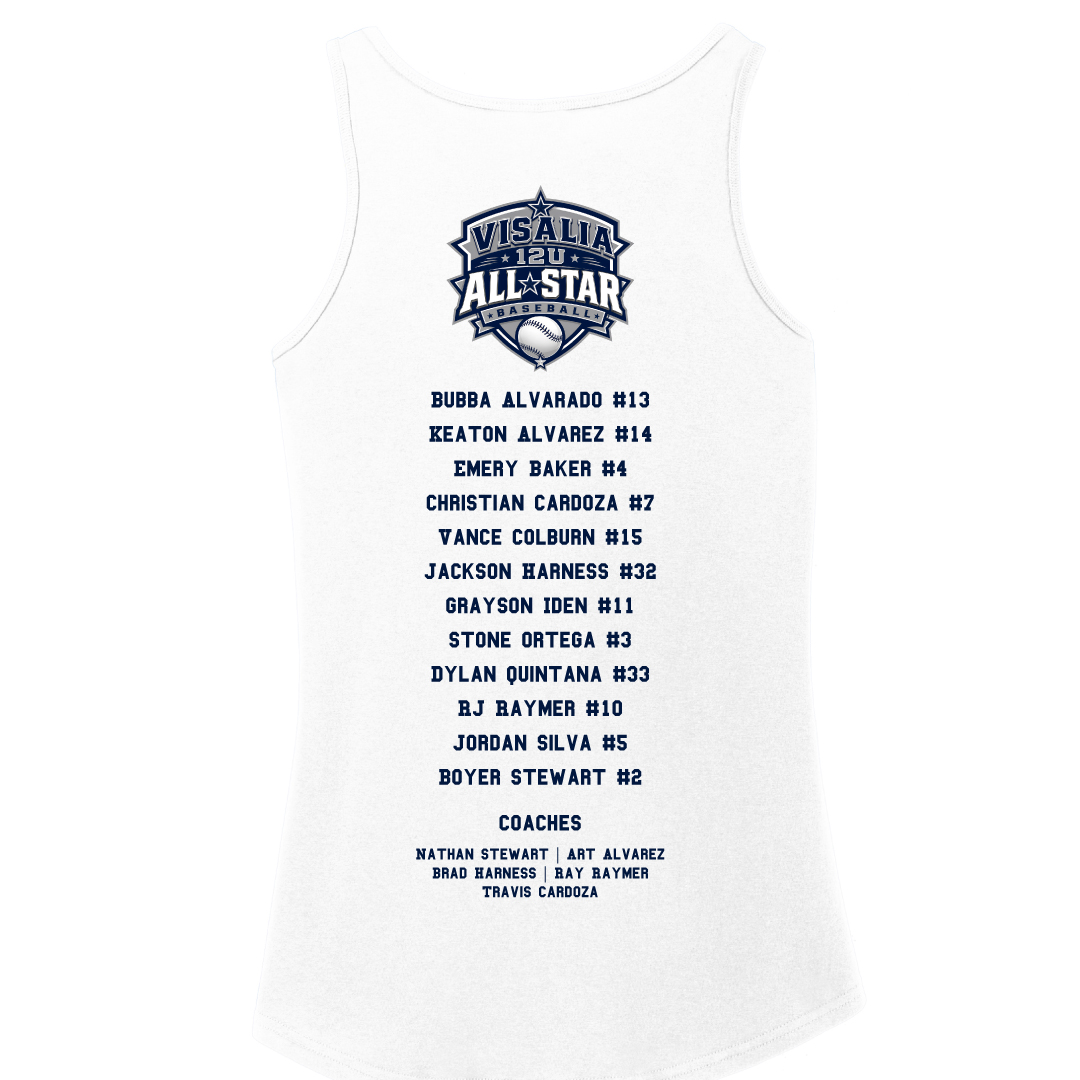 LPC54TT | WHITE WOMEN'S CORE COTTON TANK TOP